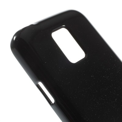 Samsung Galaxy S5 mini G800 juodas Mercury TPU kieto silikono dėklas / Priedai.lt