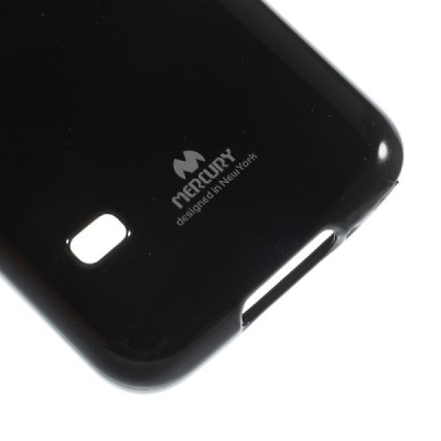 Samsung Galaxy S5 mini G800 juodas Mercury TPU kieto silikono dėklas / Priedai.lt