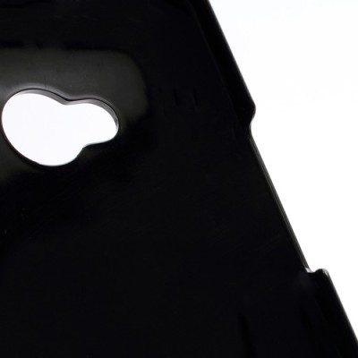 Slīpēta metāla melns HTC One M7 apvalks / Vacins.lv