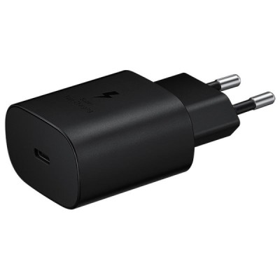 Originalus „Samsung“ Charger Set Eco juodas įkroviklių komplektas (25W + 15W) | Priedai.lt