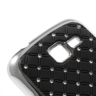 Samsung Galaxy Trend II S7570 elegantiškas juodas dėklas su blizgučiais / Priedai.lt