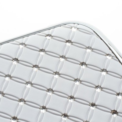 Samsung Galaxy Trend II S7570 elegants balts futrālis ar spīduļiem / Vacins.lv