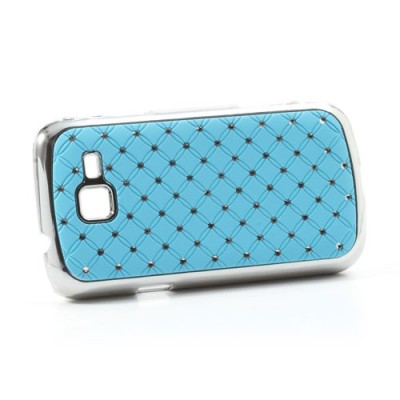 Samsung Galaxy Trend II S7570 elegants gaiši zils futrālis ar spīduļiem / Vacins.lv