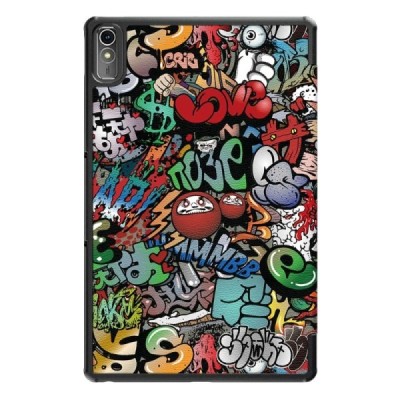 Lenovo Tab P11 11.5" Gen 2 atvēramais „Street Art“ krāsains maciņš | Vacins.lv