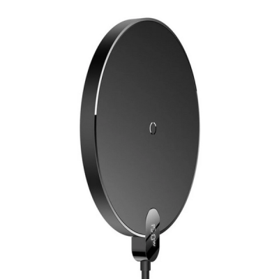 „Baseus“ Digital LED Display Gen 2 kompakts bezvadu lādētājs - melns (15W) | Vacins.lv