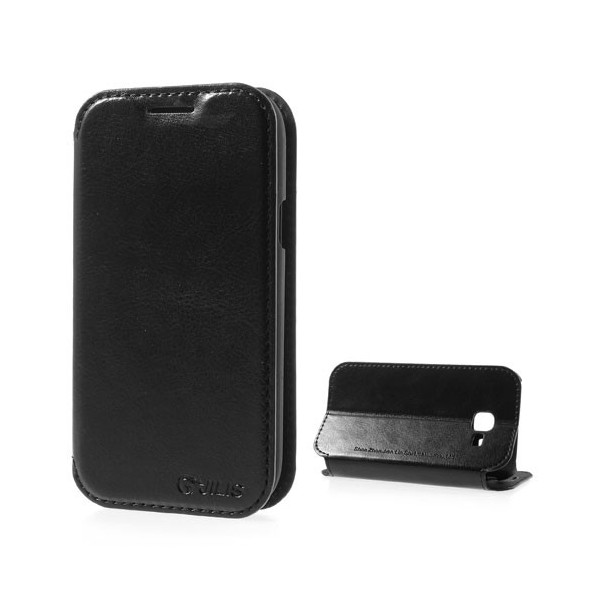 „Jilis“ atverčiamas dėklas - juodas (Galaxy Trend II)