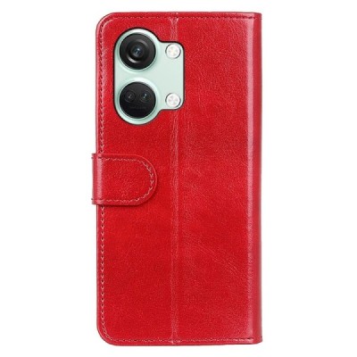 OnePlus Nord 3 sērijas sarkans atvērams maciņš, maks | Vacins.lv