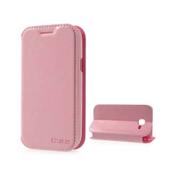 „Jilis“ atvērams futrālis - rozs (Galaxy Trend II)