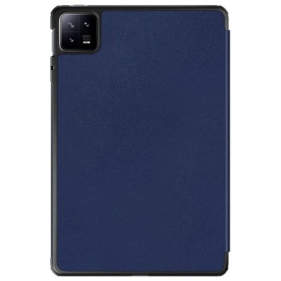 Xiaomi Pad 6 atvēramais ādas zils maciņš | Vacins.lv