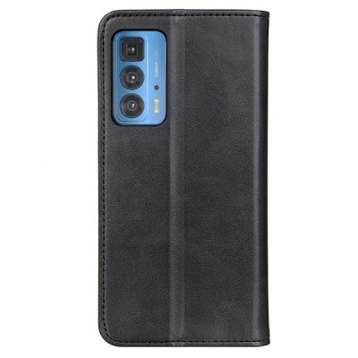 Motorola Edge 20 Pro „Split“ sērijas melns atvērams maciņš, maks | Vacins.lv