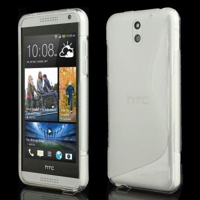 HTC Desire 610 kieto silikono TPU skaidrus (permatomas) dėklas - nugarėlė / Priedai.lt