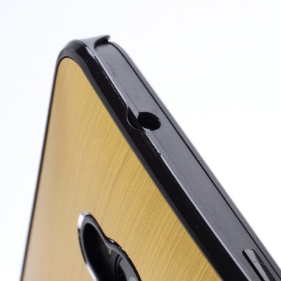 Slīpēta metāla zelts HTC One M7 apvalks / Vacins.lv