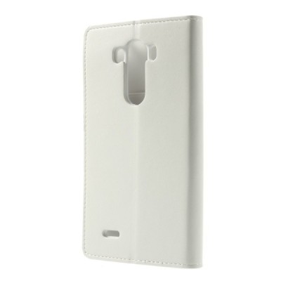 Mercury Sonata atverčiamas LG G3 baltas odinis dėklas - piniginė / Priedai.lt