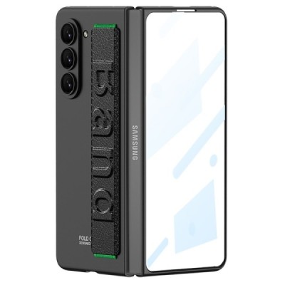 Samsung Galaxy Fold5 5G (SM-F946B) GKK Band Glass melns plastika apvalks | vacins.lv