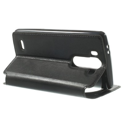 Roar Noble atverčiamas LG G3 S D722 juodas odinis dėklas / Priedai.lt