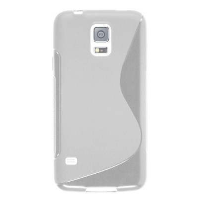 Samsung Galaxy S5 mini G800 S-Line cieta silikona (TPU) apvalks - dzidrs / vacins.lv