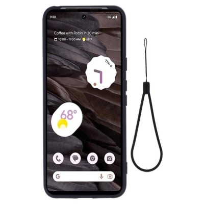 Google Pixel 8 Shell cieta silikona (TPU) apvalks - melns | vacins.lv