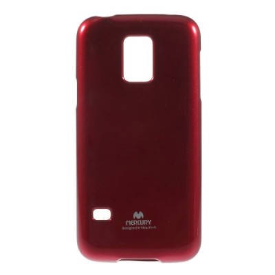 Samsung Galaxy S5 mini G800 raudonas Mercury TPU kieto silikono dėklas / Priedai.lt