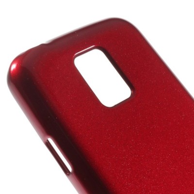 Samsung Galaxy S5 mini G800 raudonas Mercury TPU kieto silikono dėklas / Priedai.lt