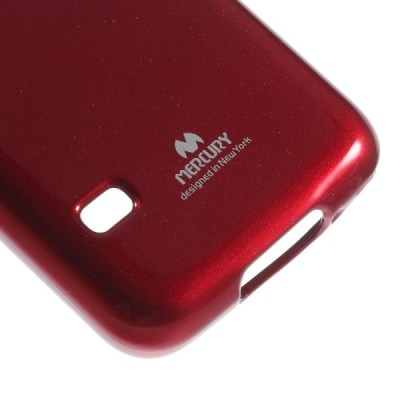 Samsung Galaxy S5 mini G800 raudonas Mercury TPU kieto silikono dėklas / Priedai.lt