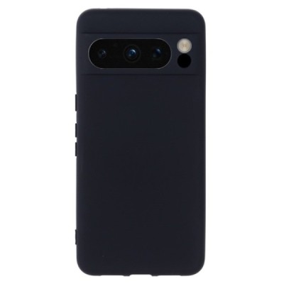 Google Pixel 8 Pro Shell cieta silikona (TPU) apvalks - melns | vacins.lv