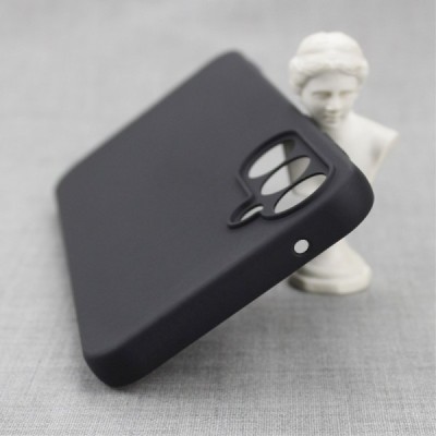 Samsung Galaxy S23 FE (Fan Edition) cieta silikona (TPU) melns apvalks | vacins.lv