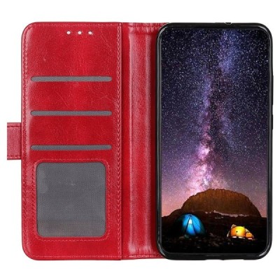 Nokia G42 atvēramais ādas sarkans maciņš (maks) | Vacins.lv