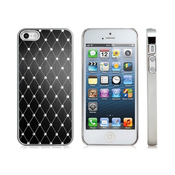 Elegants futrālis - melns (iPhone 5 / 5S / SE 2016)