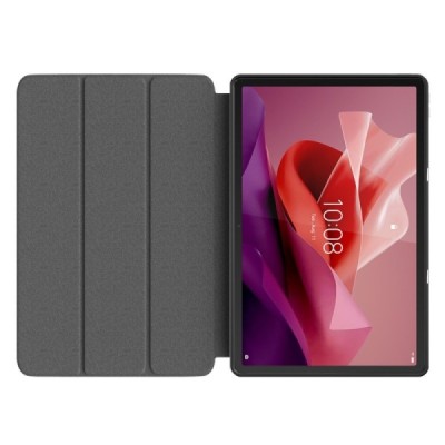 Lenovo Tab P12 12.7" solīds atvēramais melns maciņš - vāciņš | Vacins.lv