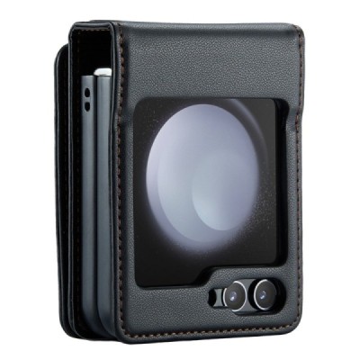 Samsung Galaxy Flip5 5G (SM-F731B) „CaseMe“ Wallet plastikinis juodas dėklas - nugarėlė | Priedai.lt