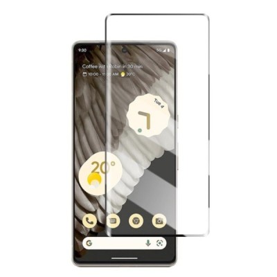Google Pixel 7 Pro „Mocolo“ Tempered Glass melns ekrāna aizsargstikls | Vacins.lv