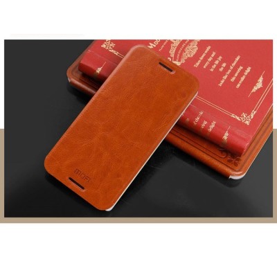 HTC Desire 610 „Mofi“ Rui sērijas brūns ādas atvērams futrālis / Vacins.lv