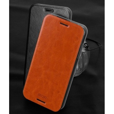 HTC Desire 610 „Mofi“ Rui sērijas brūns ādas atvērams futrālis / Vacins.lv