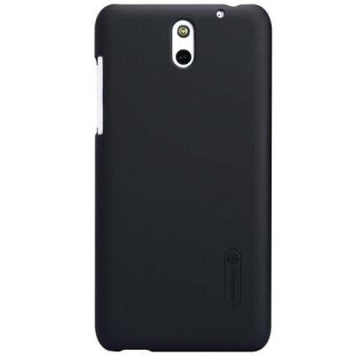 Nillkin Frosted Shield HTC Desire 610 juodas plastikinis dėklas + apsauginė ekrano plėvelė / Priedai.lt