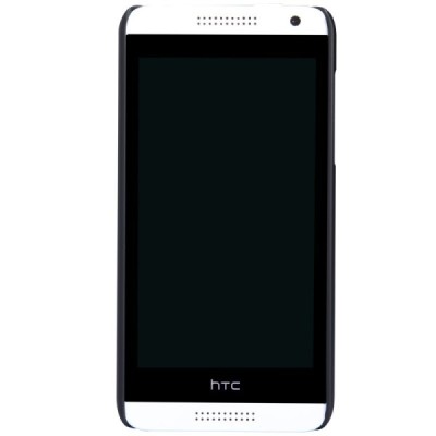 Nillkin Frosted Shield HTC Desire 610 juodas plastikinis dėklas + apsauginė ekrano plėvelė / Priedai.lt
