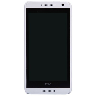 Nillkin Frosted Shield HTC Desire 610 baltas plastikinis dėklas + apsauginė ekrano plėvelė / Priedai.lt