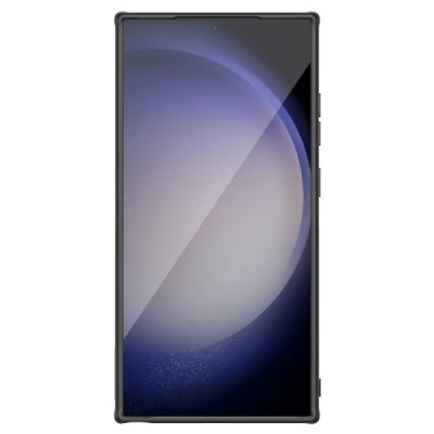 Samsung Galaxy S24 Ultra (SM-S928) „Nillkin“ CamShield Textured Prop melns apvalks | vacins.lv
