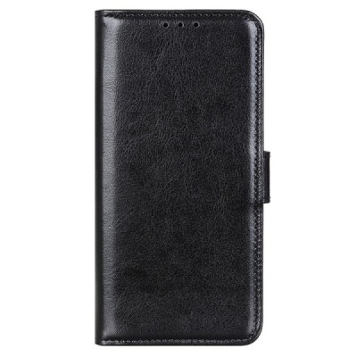 Xiaomi Redmi 13C (Poco C65) atvēramais ādas melns maciņš (maks) | Vacins.lv