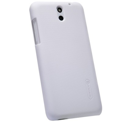 Nillkin Frosted Shield HTC Desire 610 baltas plastikinis dėklas + apsauginė ekrano plėvelė / Priedai.lt