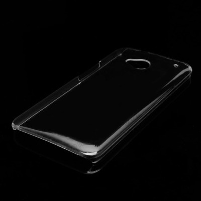 HTC One M7 plastmasas dzidrs (caurspīdīgs) futrālis / Vacins.lv