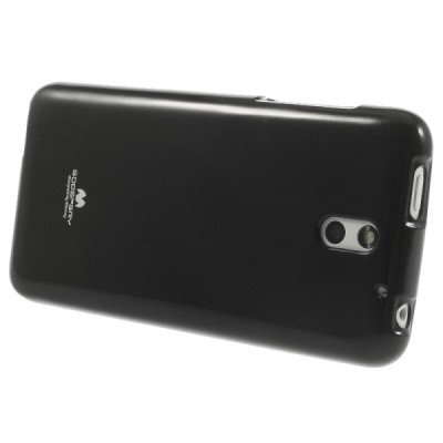 HTC Desire 610 juodas Mercury kieto silikono (TPU) dėklas / Priedai.lt