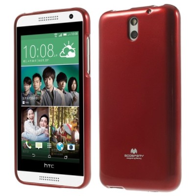 HTC Desire 610 raudonas Mercury kieto silikono (TPU) dėklas / Priedai.lt