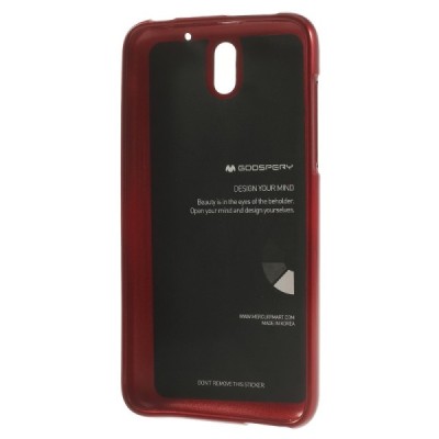 HTC Desire 610 raudonas Mercury kieto silikono (TPU) dėklas / Priedai.lt