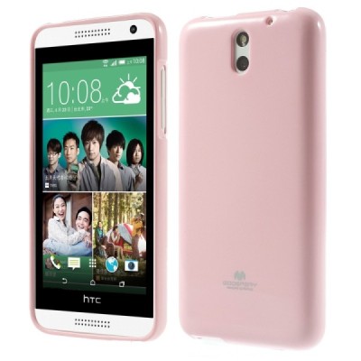 HTC Desire 610 Mercury rozs cieta silikona (TPU) futrālis / Vacins.lv