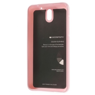 HTC Desire 610 rožinis Mercury kieto silikono (TPU) dėklas / Priedai.lt