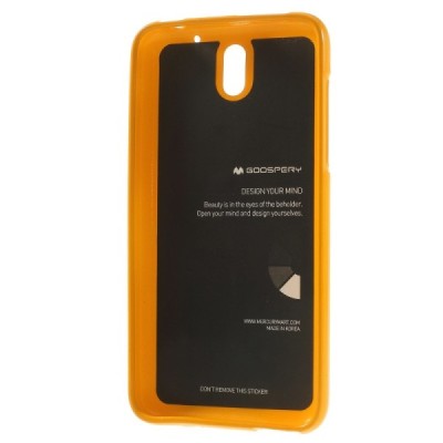 HTC Desire 610 geltonas Mercury kieto silikono (TPU) dėklas / Priedai.lt
