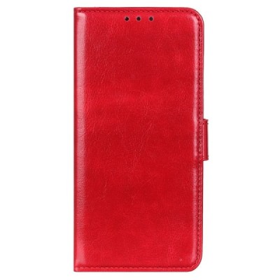 Xiaomi Redmi A3 atvēramais ādas sarkans maciņš, grāmata (maks) | Vacins.lv