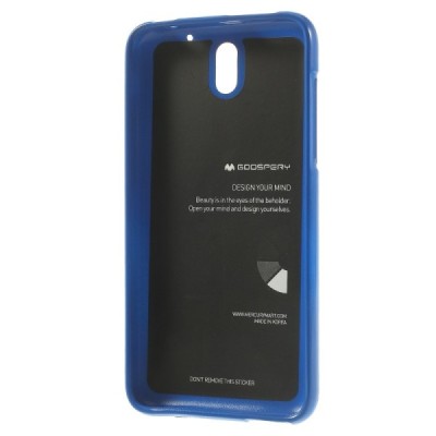 HTC Desire 610 mėlynas Mercury kieto silikono (TPU) dėklas / Priedai.lt