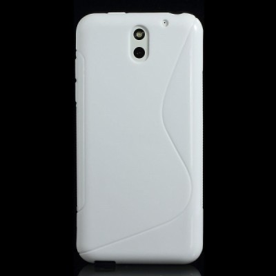 HTC Desire 610 kieto silikono TPU baltas dėklas - nugarėlė / Priedai.lt