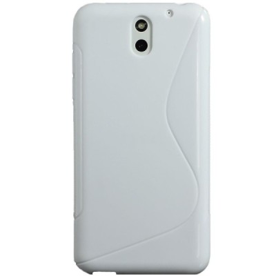 HTC Desire 610 kieto silikono TPU baltas dėklas - nugarėlė / Priedai.lt